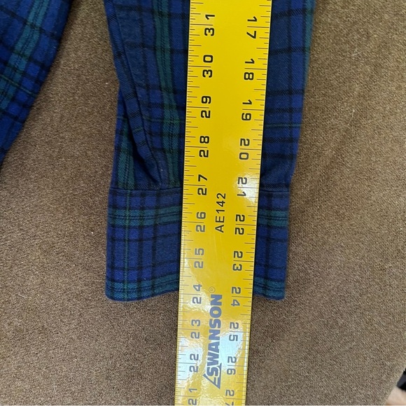 Foxfire L Plaid Flannel Long Sleeve Shirt Men's - Picture 8 of 10